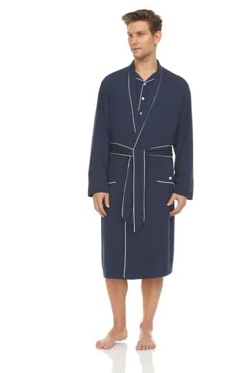 Mens Luxury Robe - Night & Day Knit Micro Modal Mens Robe - Mens Robes Soft and Ultra Comforable