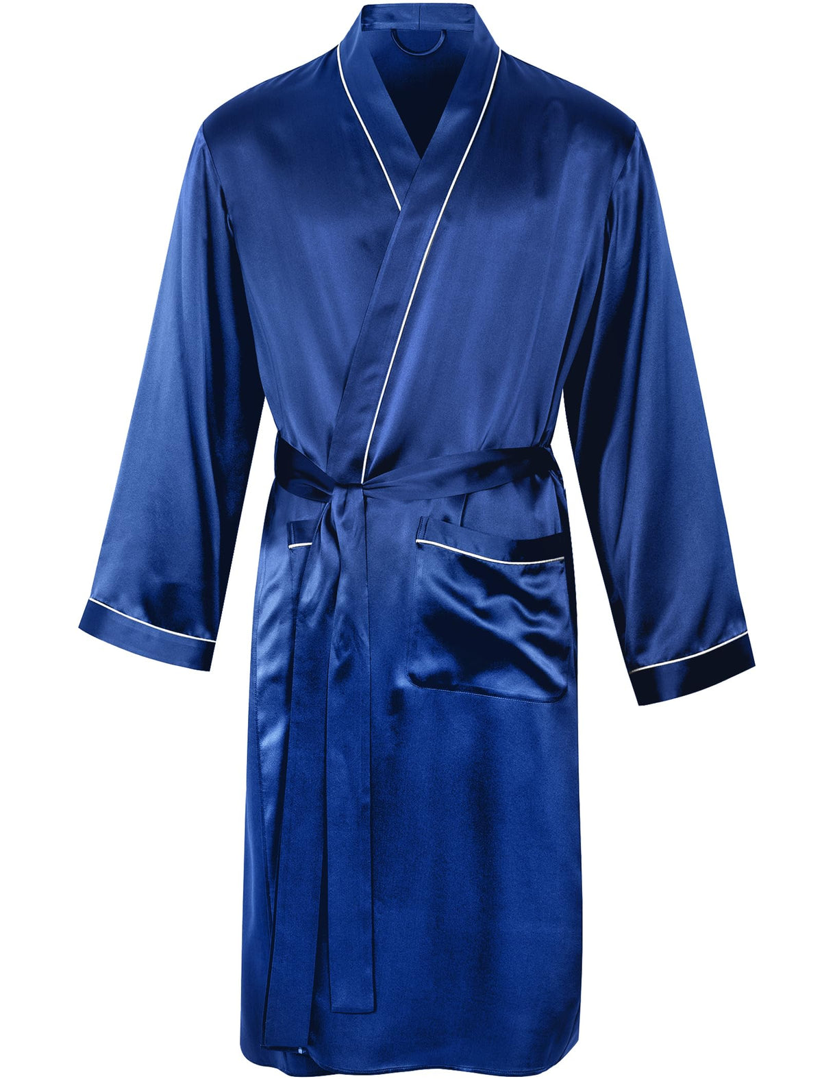 COLD POSH 19MM Mulberry Silk Robe Men Lightweight Kimono
