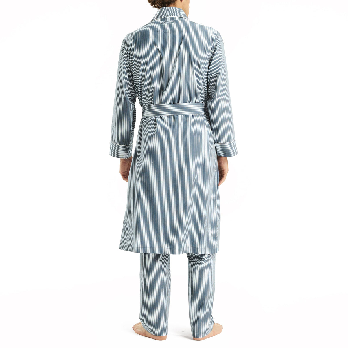 Nautica Men's Nautica Sustainably Crafted Striped Robe