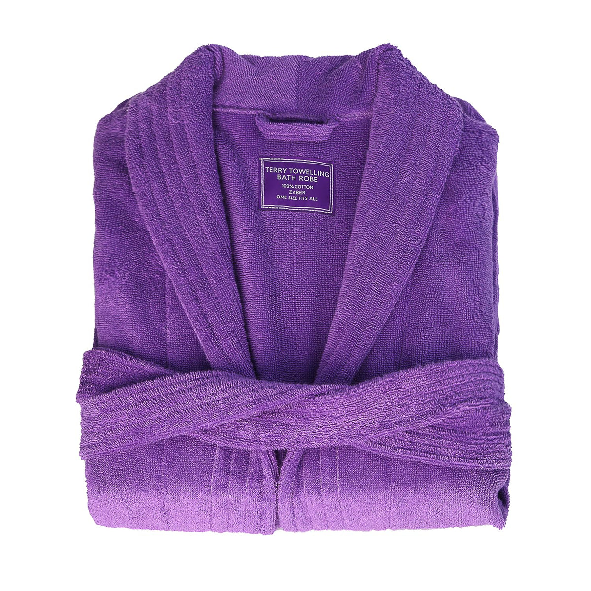 ZABER Bathrobe Mens,Pure Cotton Robe for Men,Thick Terry Cloth Bathrobe,Luxury Long Combed Men's Cotton Robe