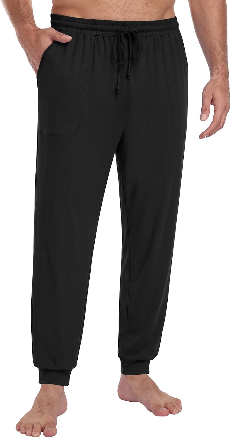 Yincro Mens Pajama Pants Soft Lounge Joggers Pj Bottoms with Pockets M-3XL
