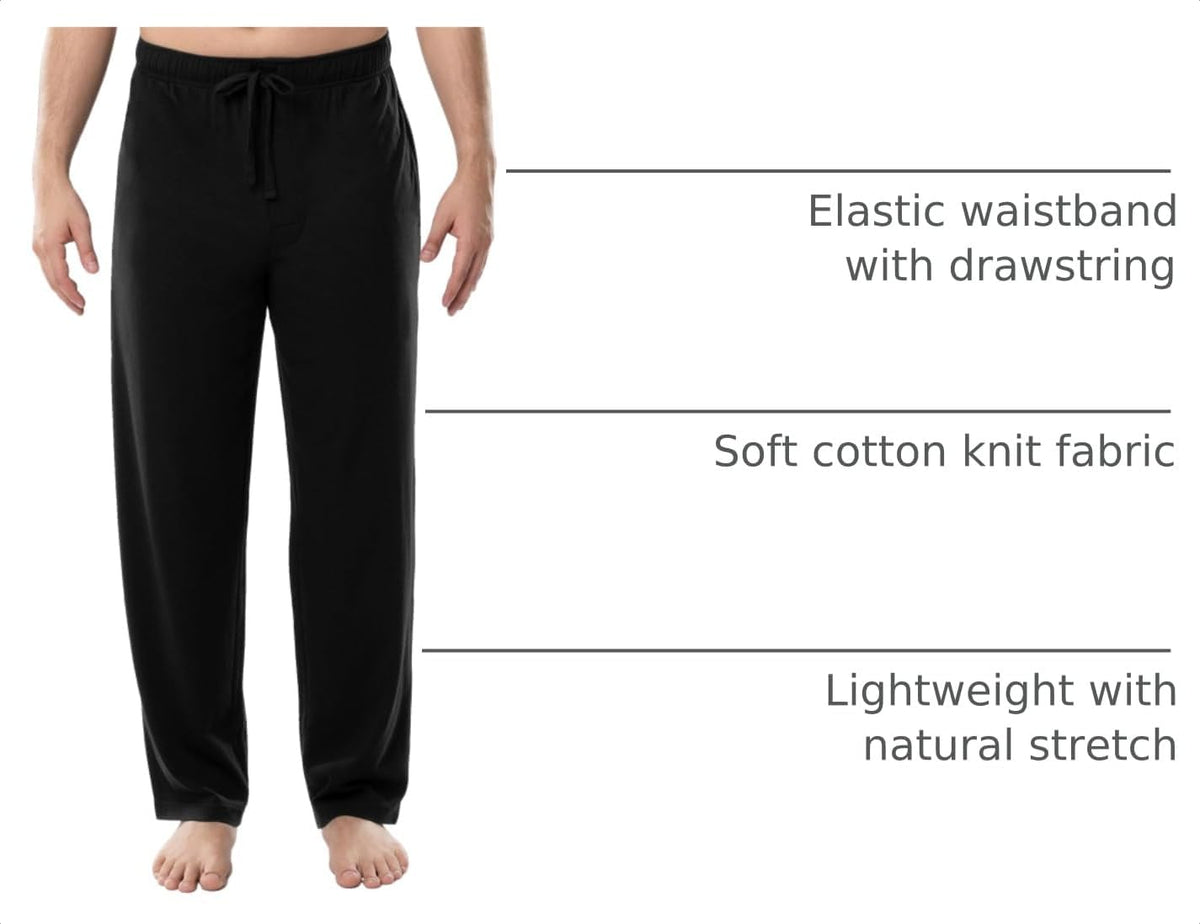 Izod Men's Jersey Knit Sleep Pajama Pant