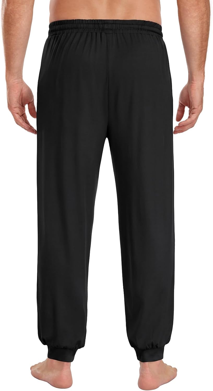 Yincro Mens Pajama Pants Soft Lounge Joggers Pj Bottoms with Pockets M-3XL