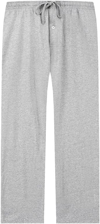 U2SKIIN Men 100% Cotton Pajama Pants Lightweight Soft Bottoms