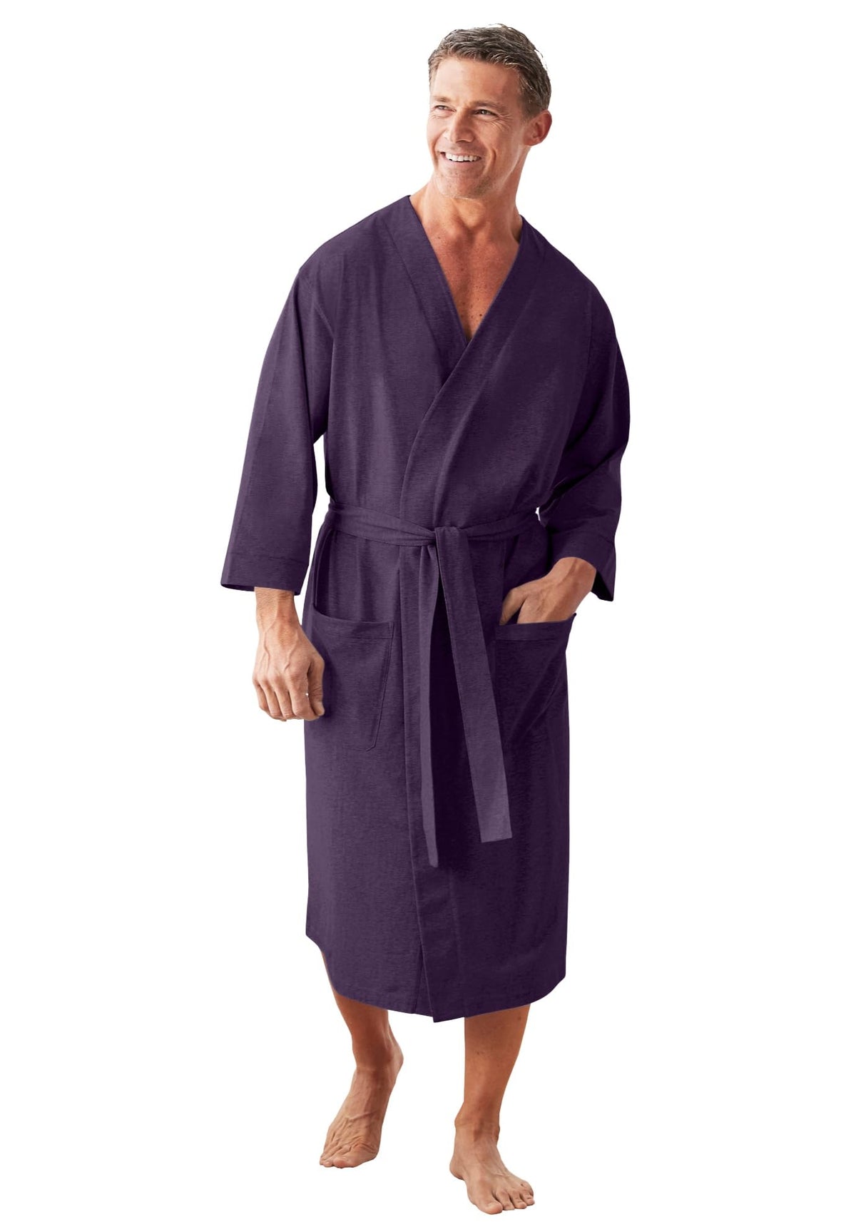 KingSize Cotton Jersey Robe