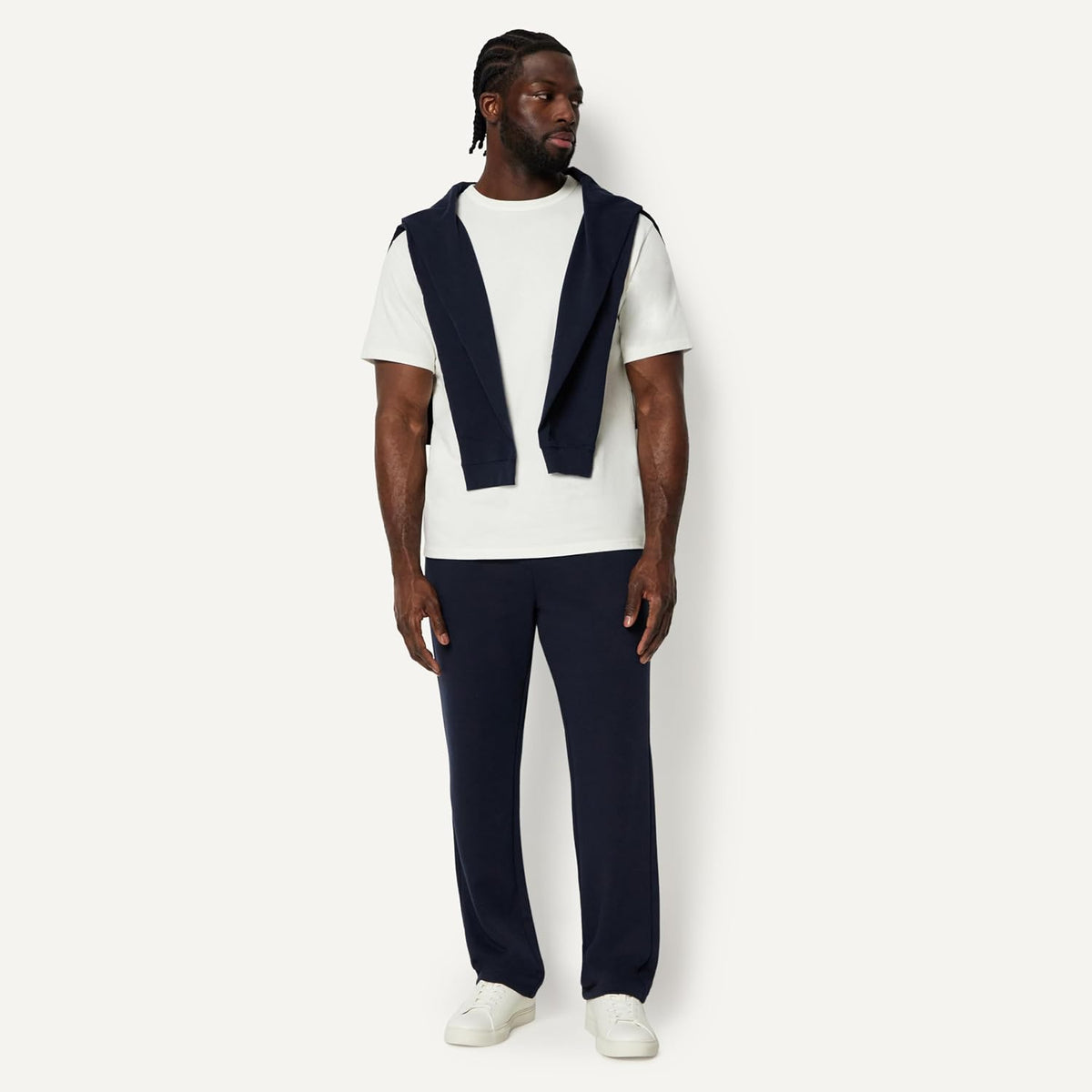 Amazon Essentials Men's Regular-Fit Soft Cotton Open-Hem Sweatpants