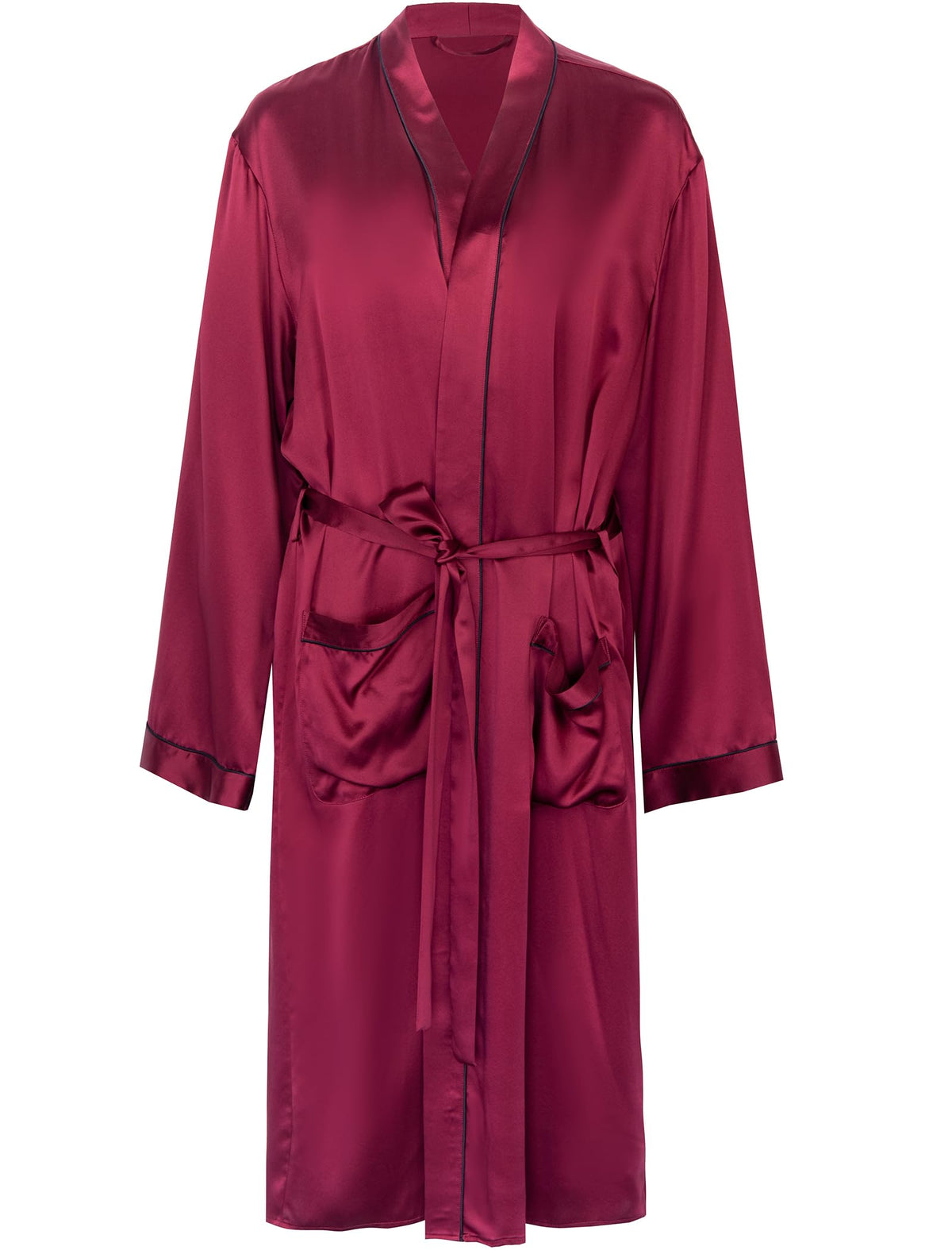 COLD POSH 19MM Mulberry Silk Robe Men Lightweight Kimono