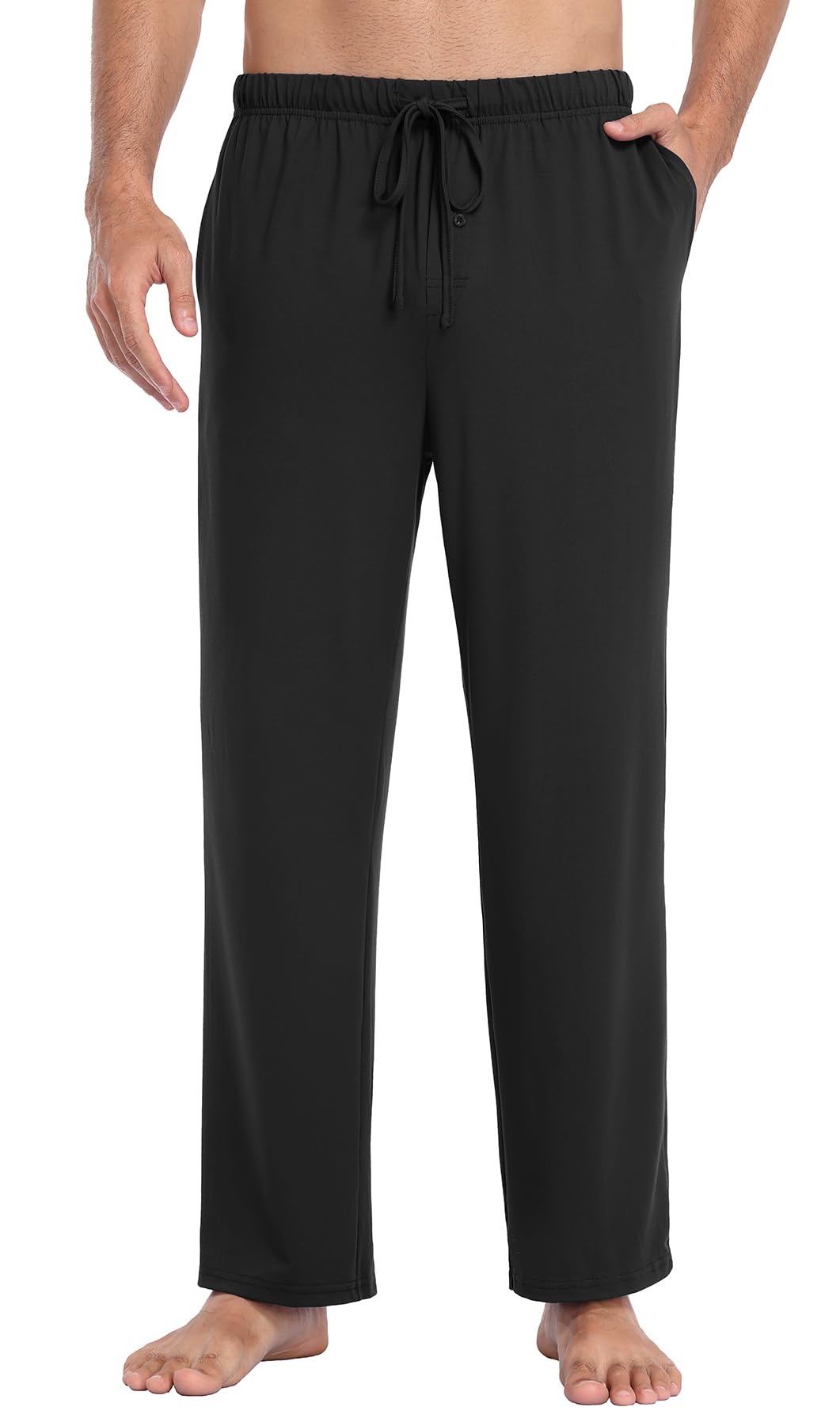 NITAGUT Men's Pajama Pants – Lightweight Sleep Lounge Bottoms with Pockets
