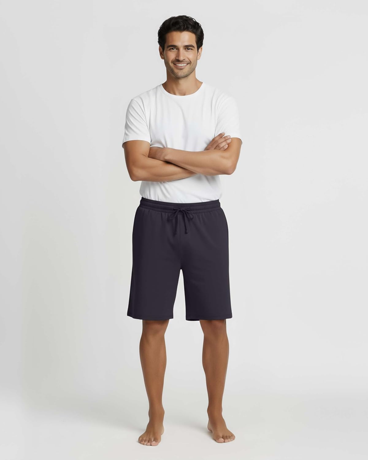 3 Pack Men's Pajama Shorts Sleep Lounge Casual PJ Comfy Cooling Pockets