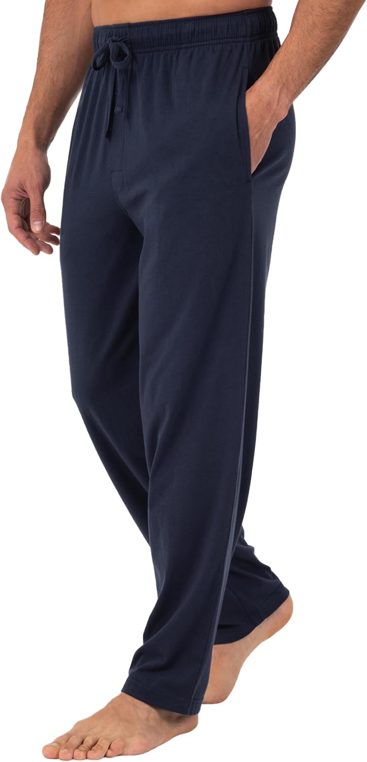 Fruit of the Loom Men's Extended Sizes Jersey Knit Sleep Pajama Lounge Pant (1 & 2 Packs)