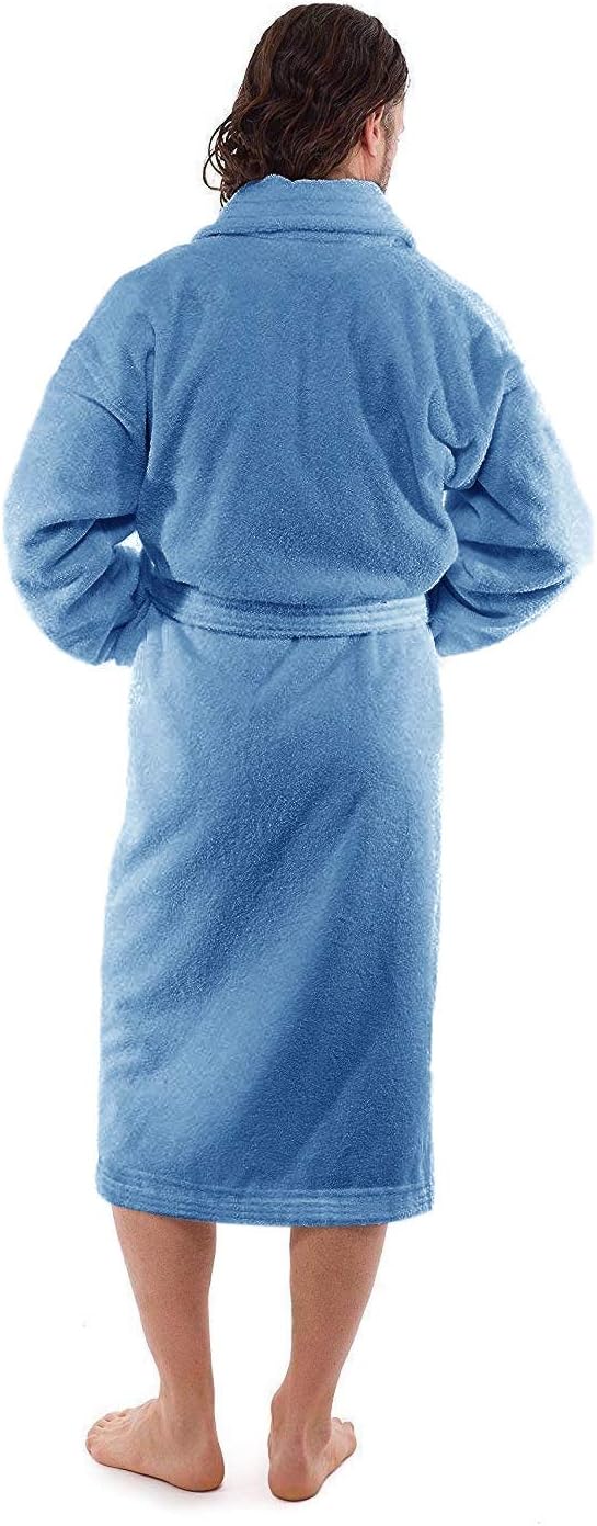 Marquess All-Cotton Bathrobe Thick Plush Cloth Housecoat Terry Toweling, Sweat Steaming Clothes Comfortable & Warm