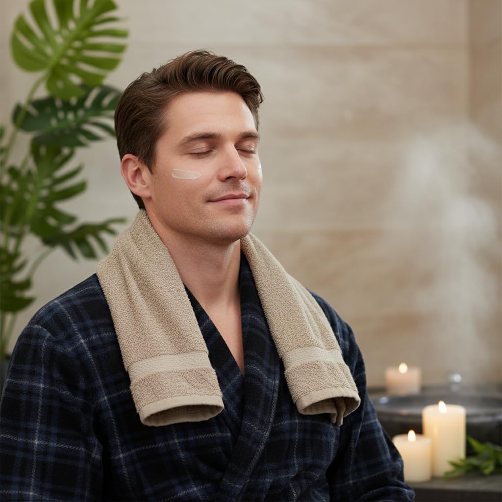 Beverly Hills Polo Club Men's Beverly Hills Polo Micro Fleece Loungewear Robes