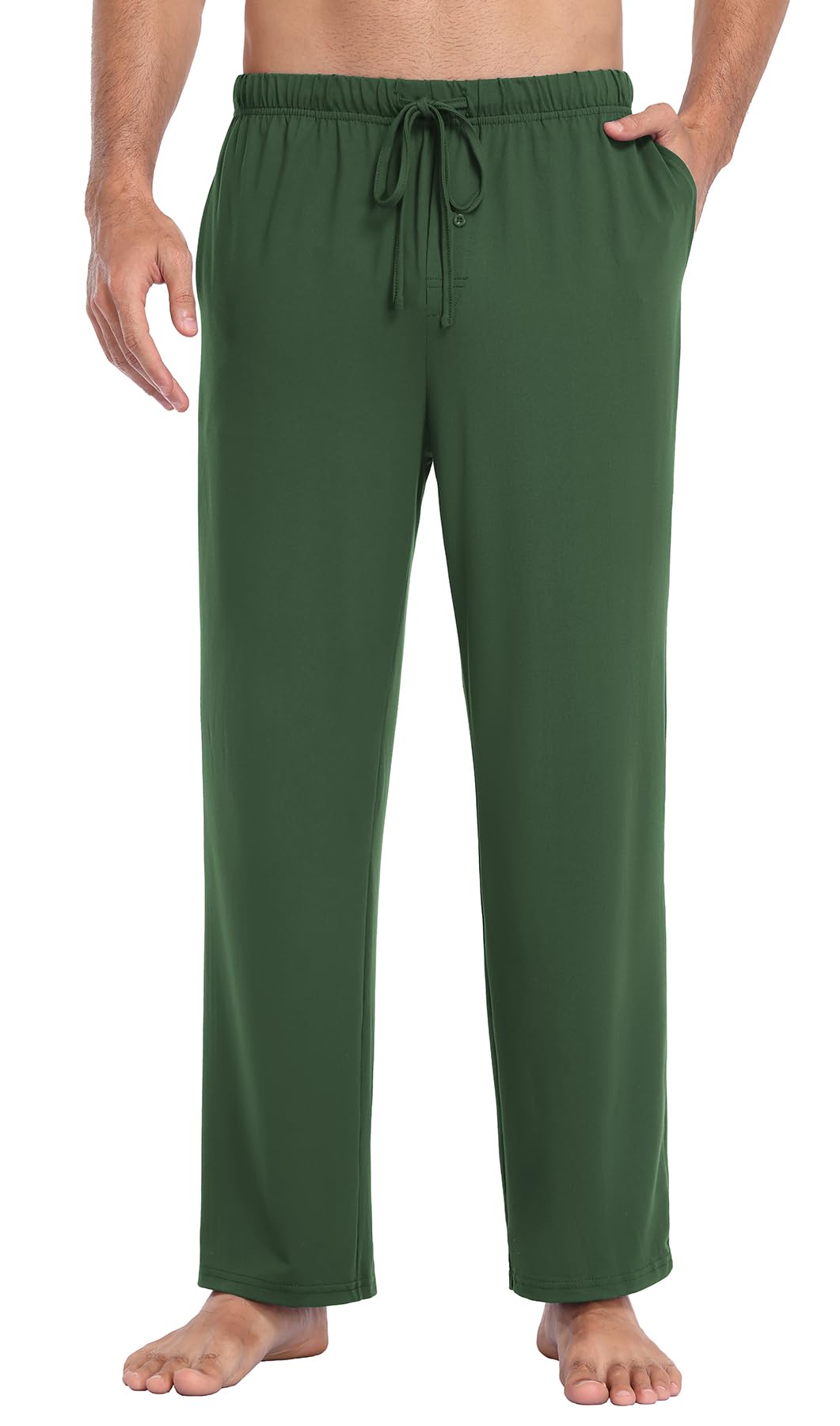 NITAGUT Men's Pajama Pants – Lightweight Sleep Lounge Bottoms with Pockets