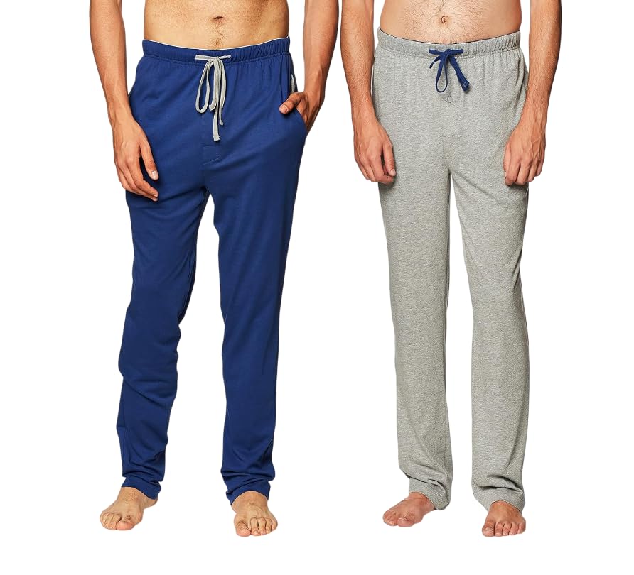 Hanes Men's Solid Knit Sleep Pant With Pockets and Drawstring