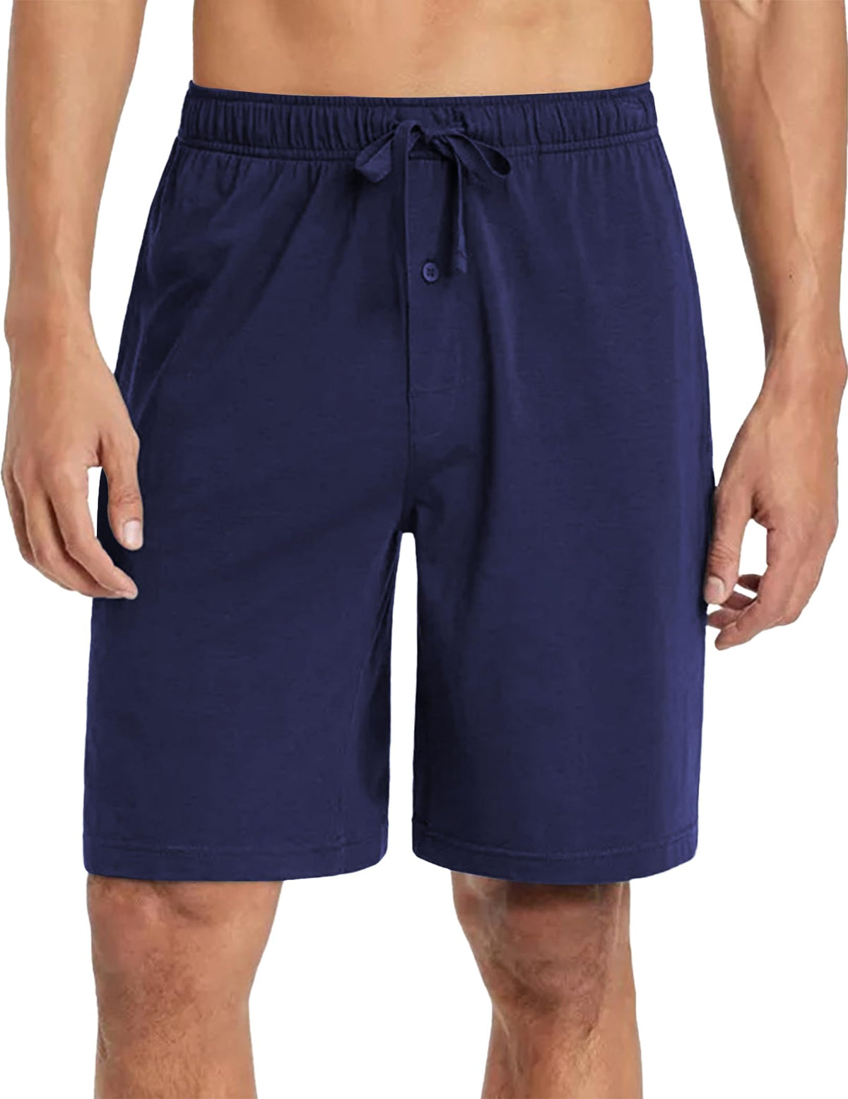 Ekouaer Men's Pajama Shorts Soft Sleepwear Bottoms Pj Shorts with Pocket