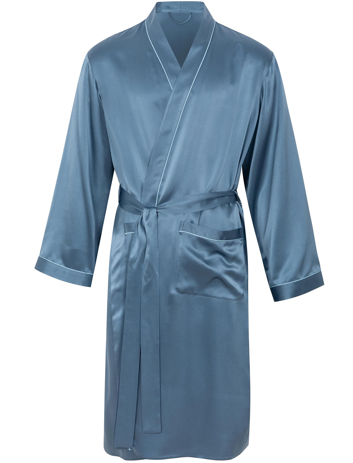 COLD POSH 19MM Mulberry Silk Robe Men Lightweight Kimono