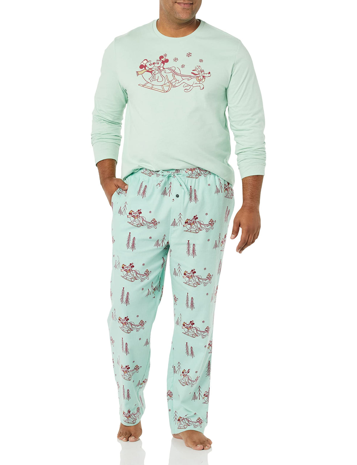 Amazon Essentials Disney | Marvel | Star Wars Men's Soft & Comfortable Flannel Pajama Sleep Sets