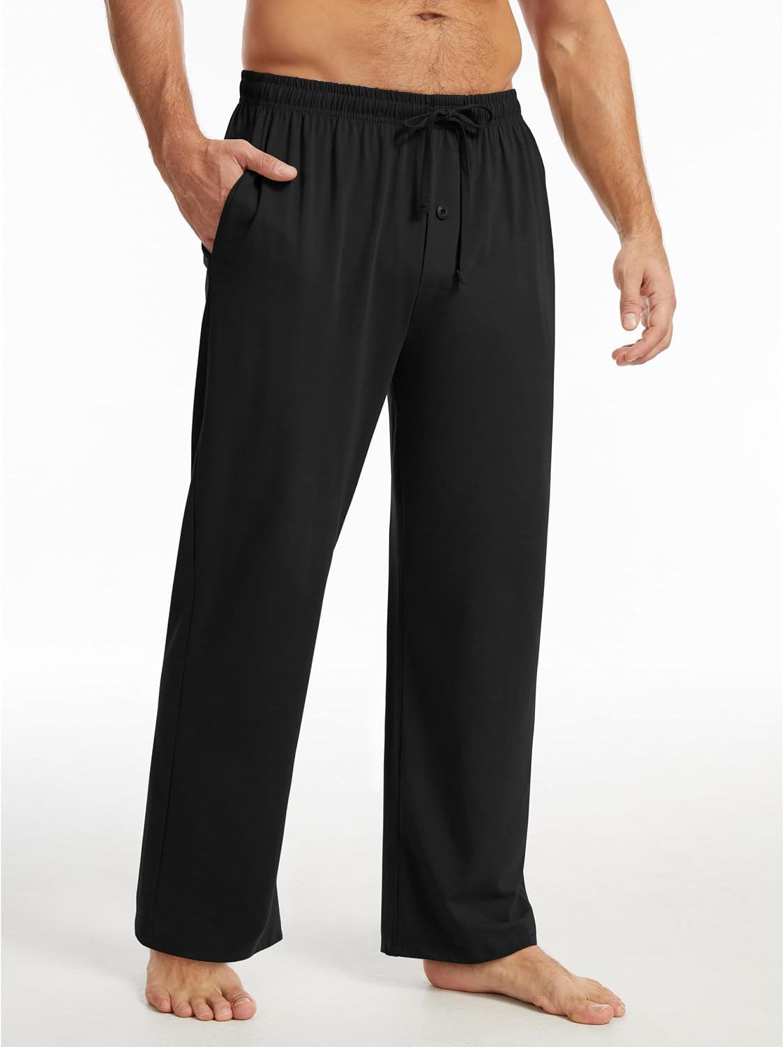 Men's Cotton Pajama Pants Soft Pjs Bottoms Lounge Sleepwear