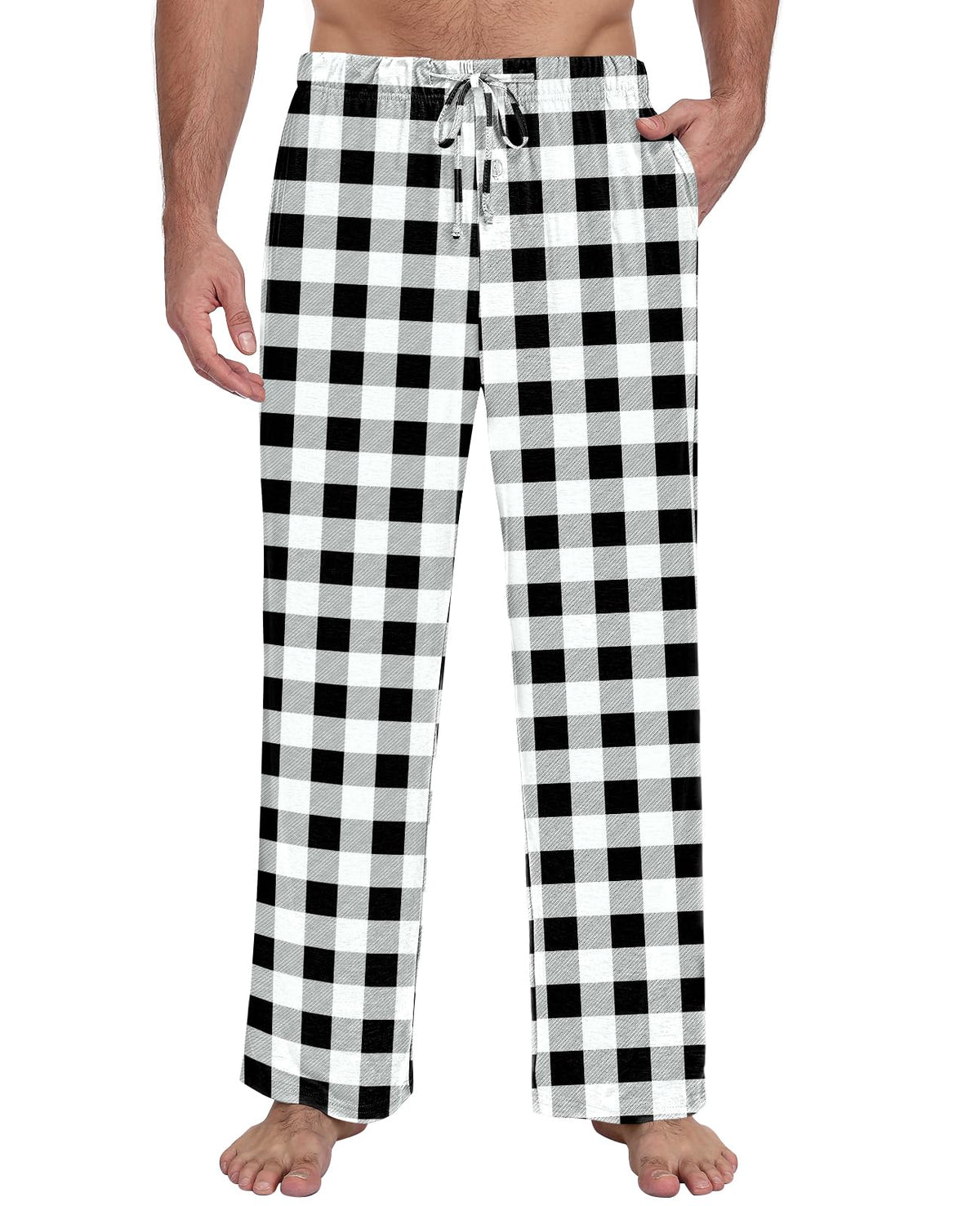 Men's Pajama Pants Soft Lounge Casual Pj Bottoms with Pockets