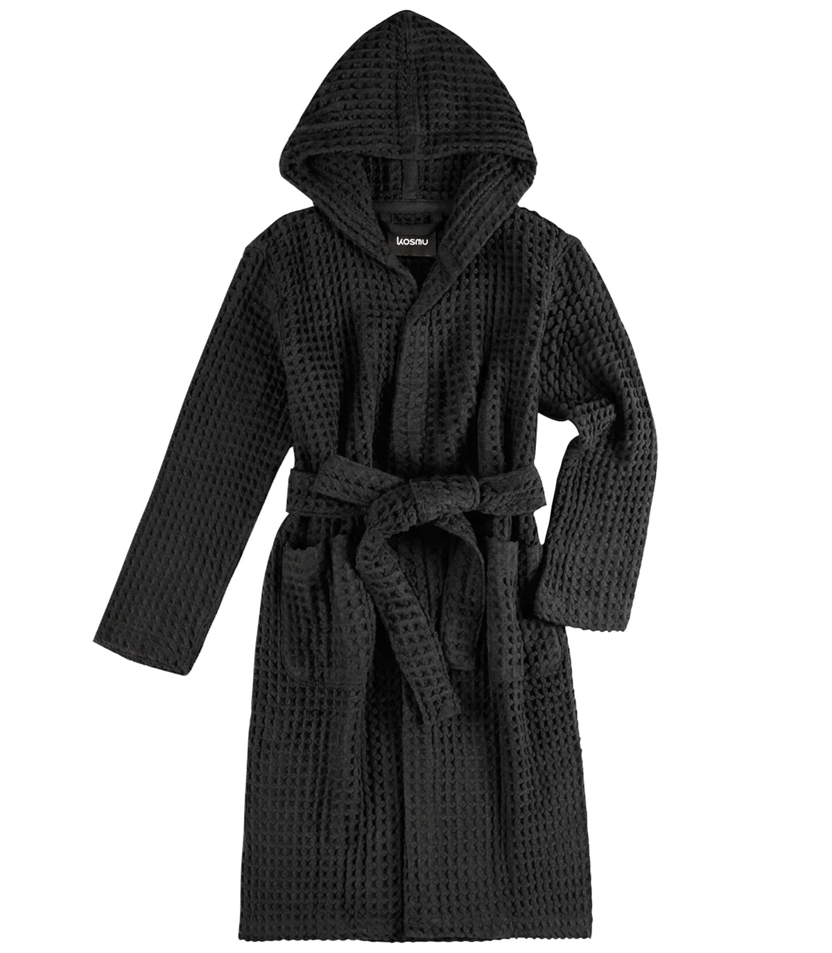 Luxury Organic Japanese Cotton Hotel & Spa Waffle Bathrobe for Men and Women (Hooded/Kimono)