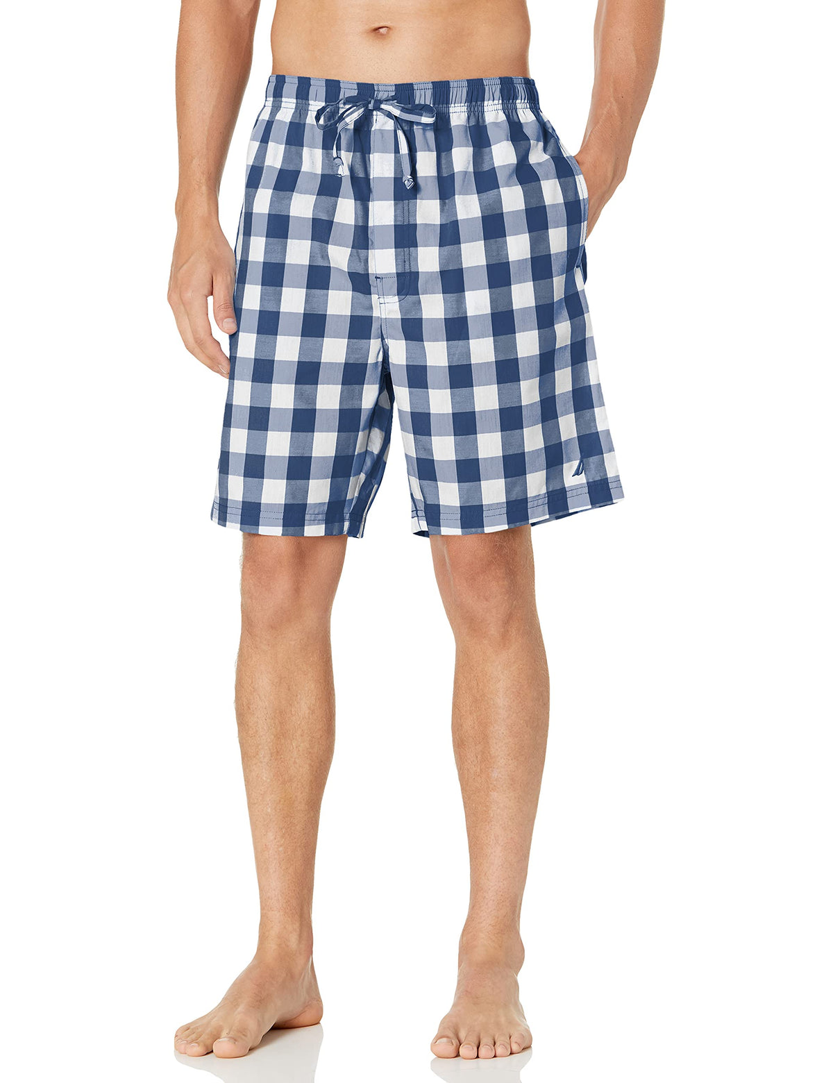 Nautica Men's Soft Woven 100% Cotton Elastic Waistband Sleep Pajama Short