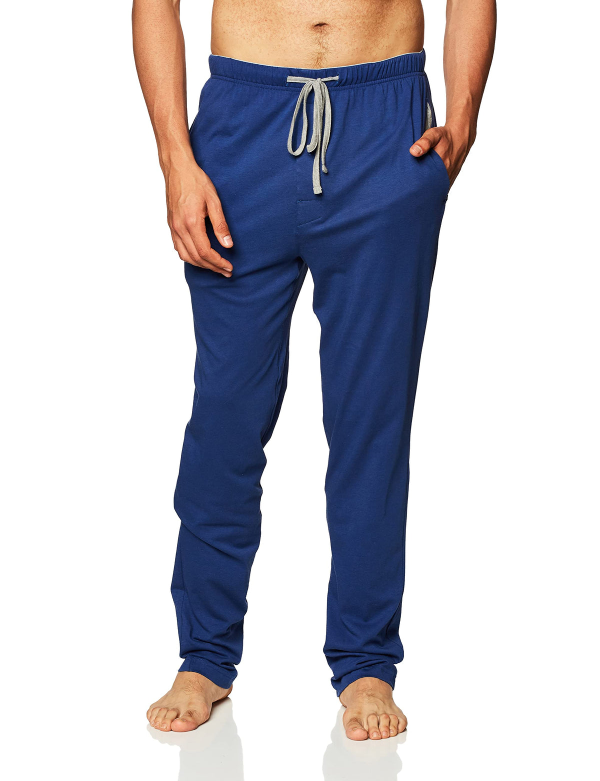 Hanes Men's Solid Knit Sleep Pant With Pockets and Drawstring