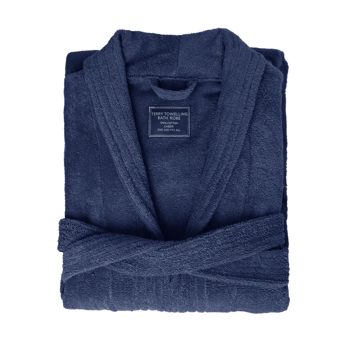 ZABER Bathrobe Mens,Pure Cotton Robe for Men,Thick Terry Cloth Bathrobe,Luxury Long Combed Men's Cotton Robe