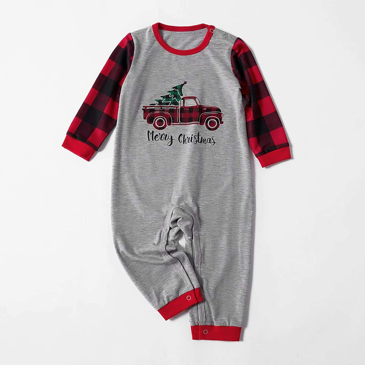 IFFEI Family Christmas Pajamas Matching Sets with Festive Tops and Pockets