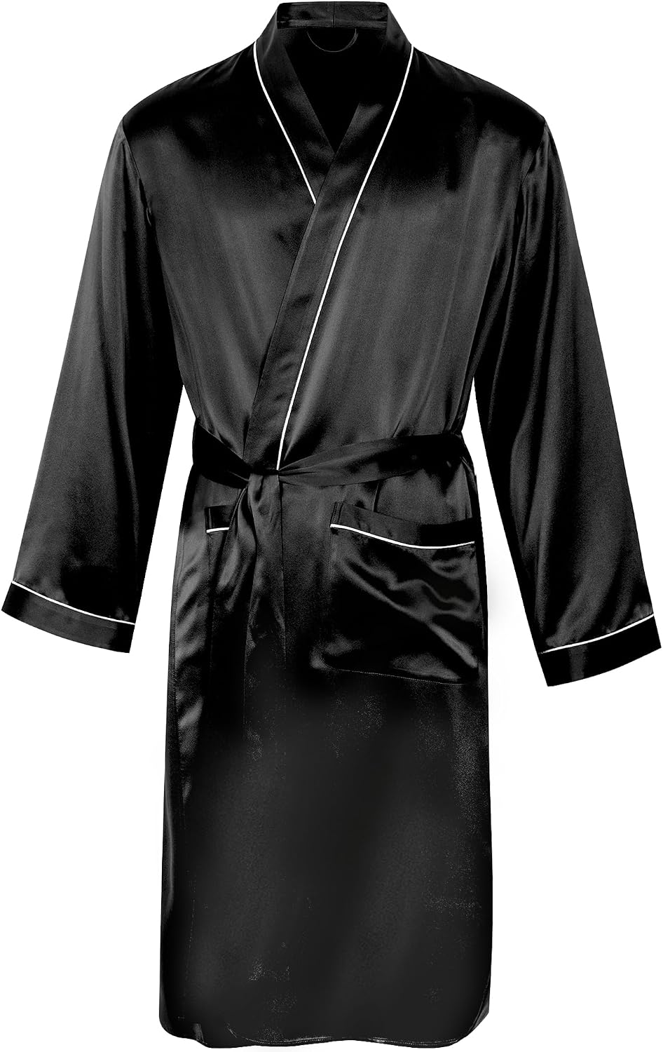 COLD POSH 19MM Mulberry Silk Robe Men Lightweight Kimono