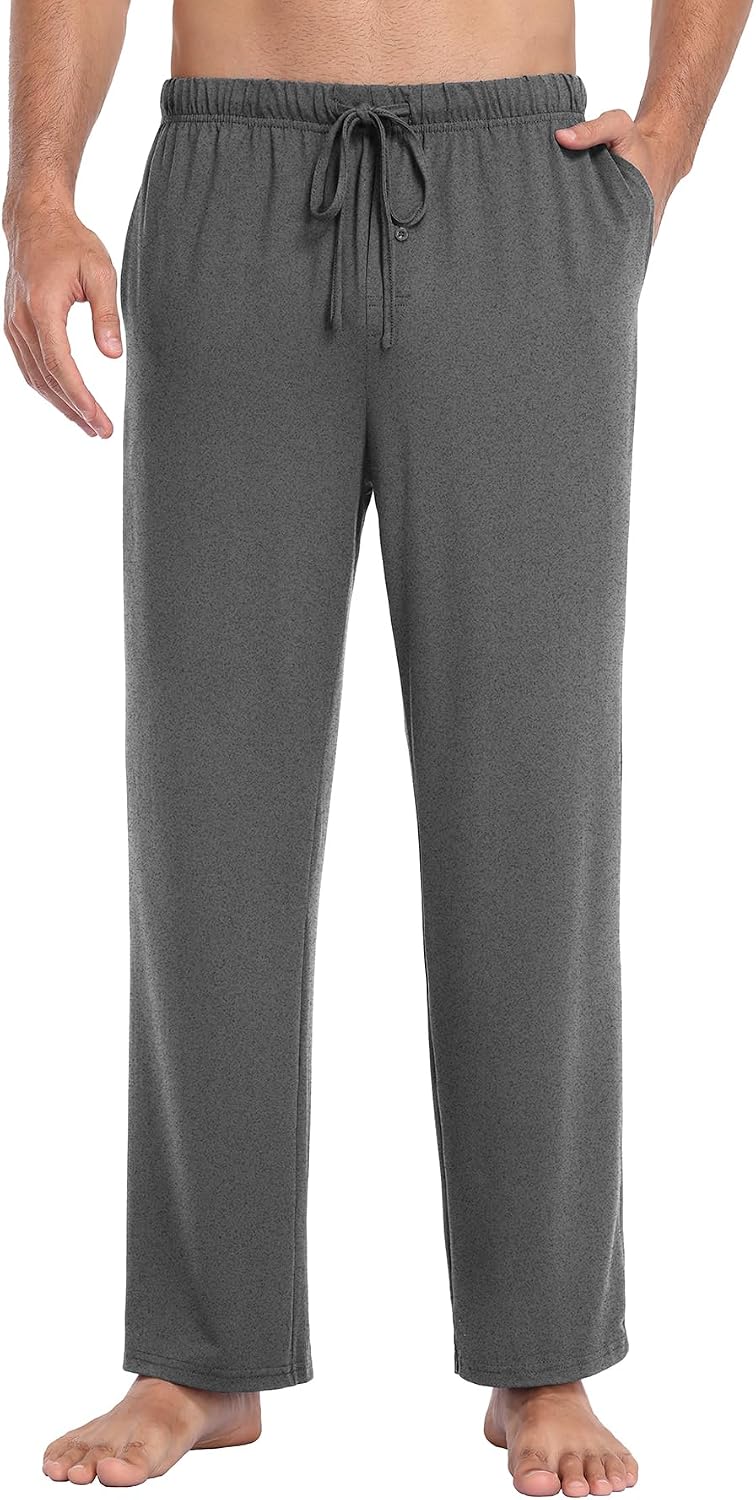 NITAGUT Men's Pajama Pants – Lightweight Sleep Lounge Bottoms with Pockets