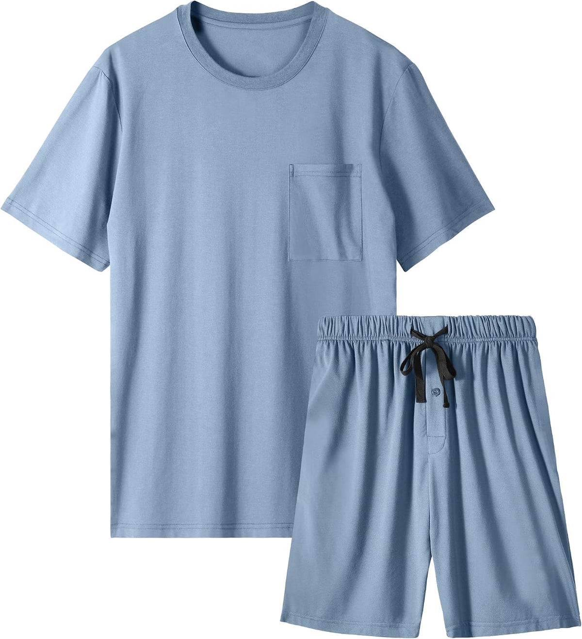 BAMBOO COOL Mens Pajama Set Lightweight Sleepwear Pjs