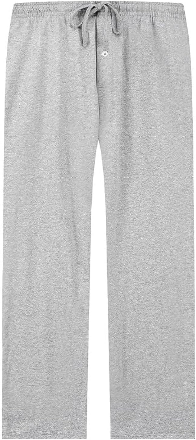 U2SKIIN Men 100% Cotton Pajama Pants Lightweight Soft Bottoms
