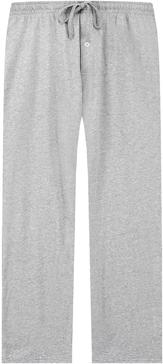 U2SKIIN Men 100% Cotton Pajama Pants Lightweight Soft Bottoms