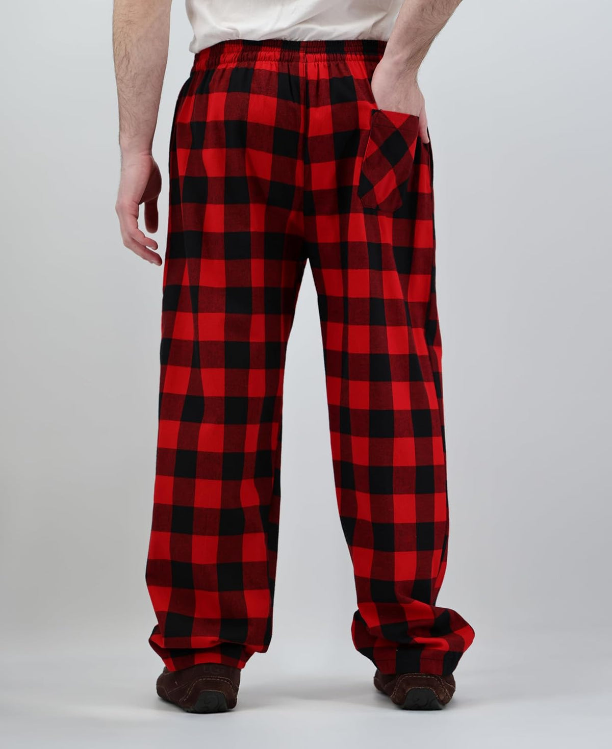 Andrew Scott Men's Flannel Drawstring Pajama Pants