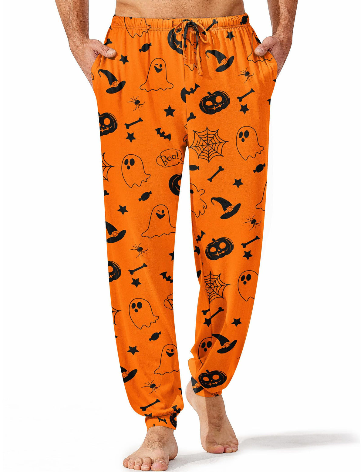Ekouaer Mens Pajama Pants Jogger Comfy Loungewear with Pockets Drawstring