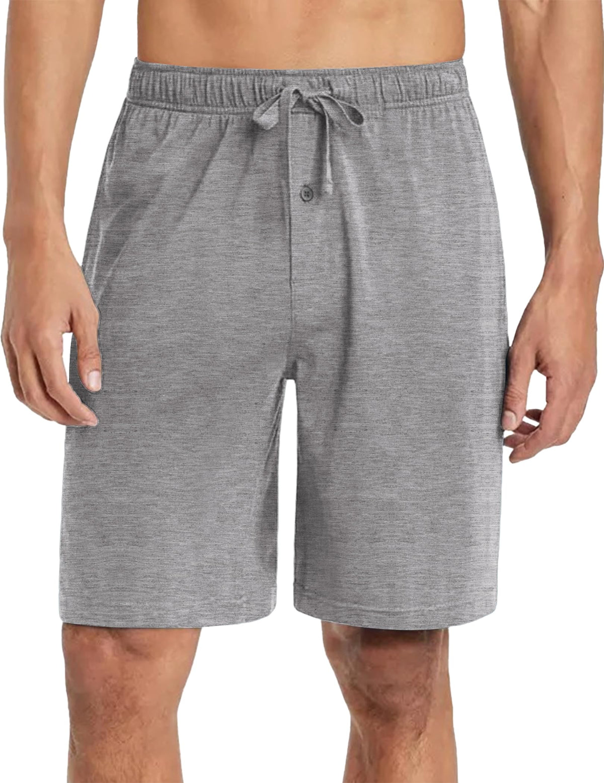 Ekouaer Men's Pajama Shorts Soft Sleepwear Bottoms Pj Shorts with Pocket
