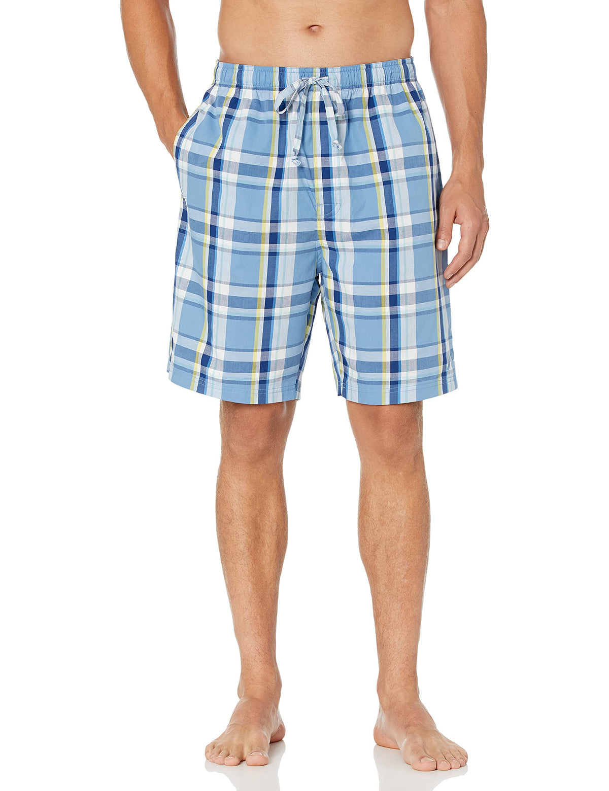 Nautica Men's Soft Woven 100% Cotton Elastic Waistband Sleep Pajama Short