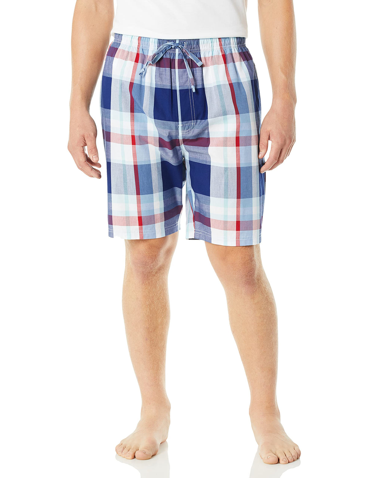Nautica Men's Soft Woven 100% Cotton Elastic Waistband Sleep Pajama Short