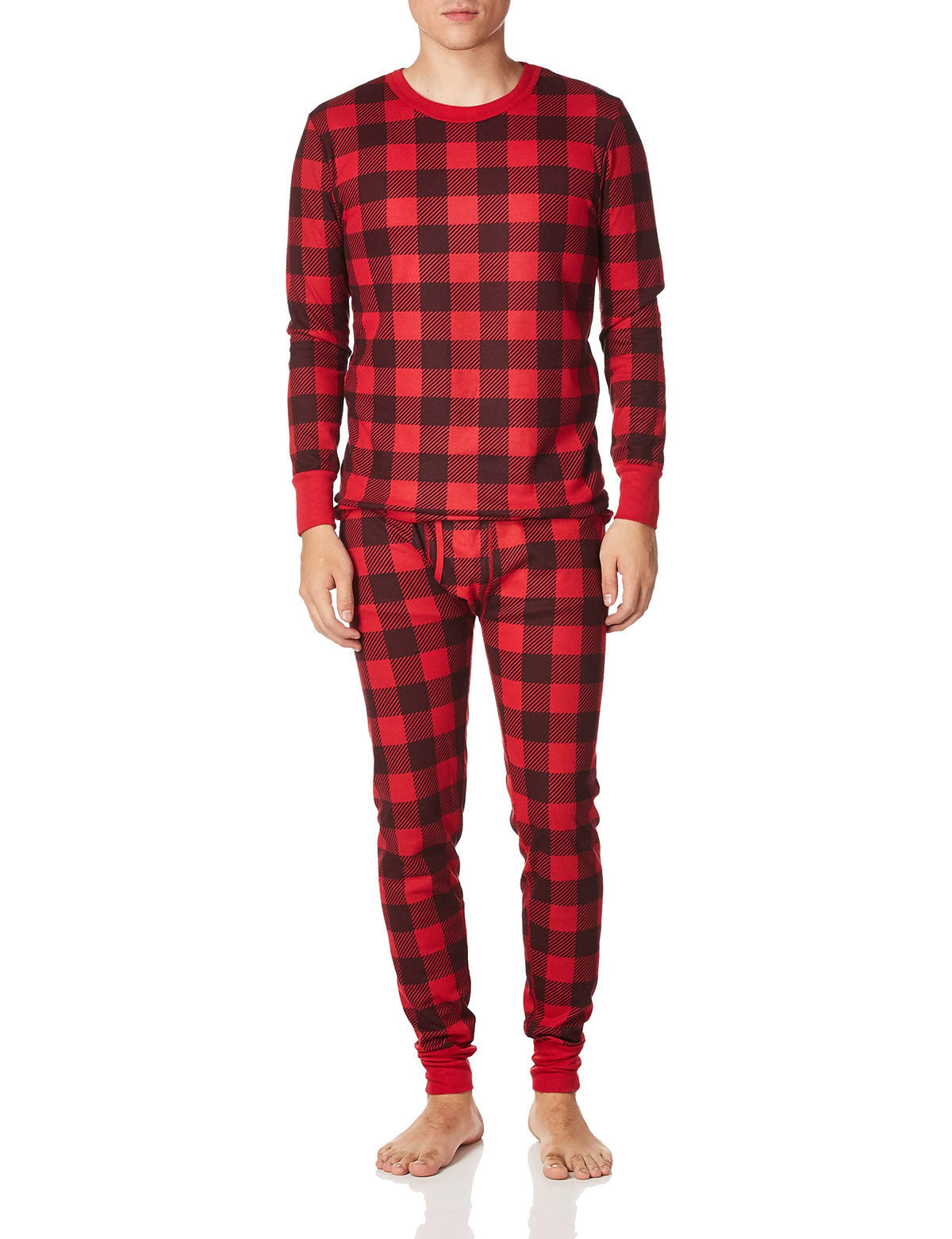 Fruit of the Loom Men's Recycled Waffle Thermal Underwear Set (Top and Bottom)