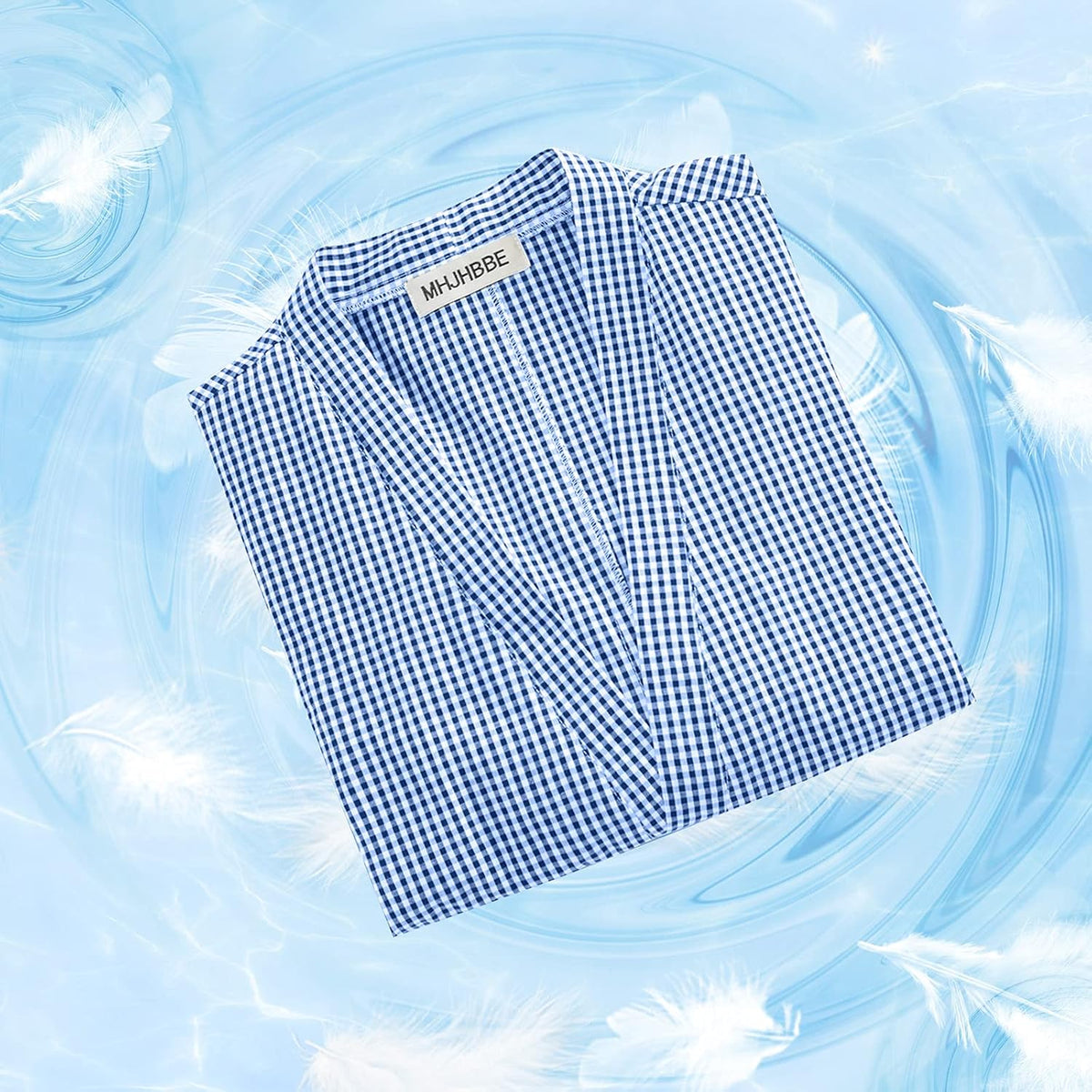 Mens Bathrobe, Lightweight Cotton Short Sleeve Silky Bath Robe for Men