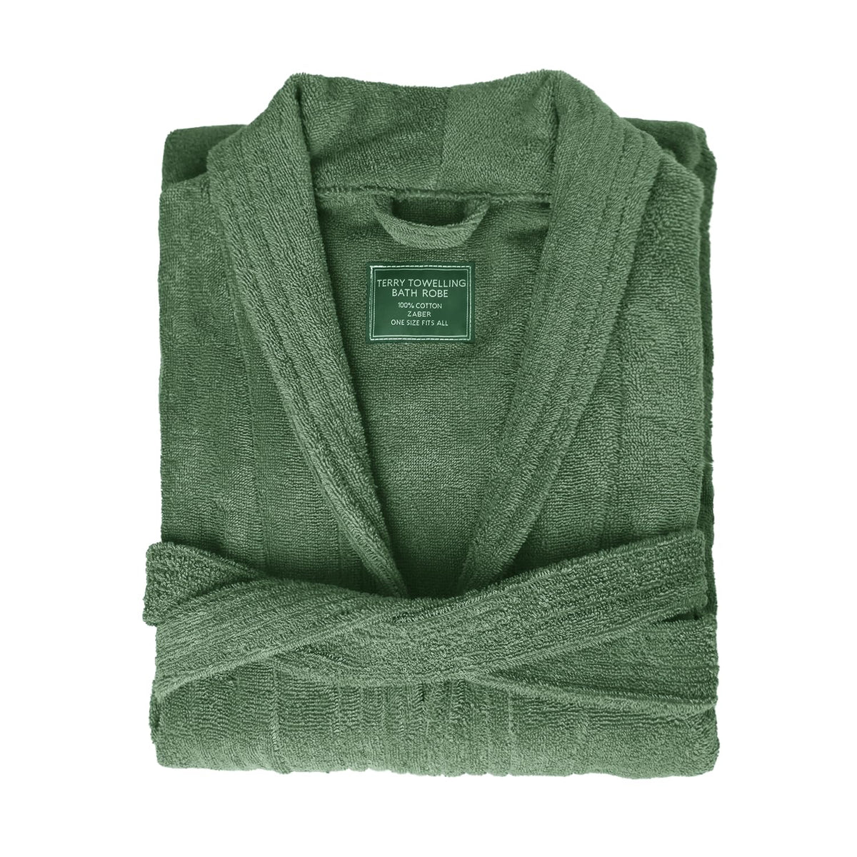 ZABER Bathrobe Mens,Pure Cotton Robe for Men,Thick Terry Cloth Bathrobe,Luxury Long Combed Men's Cotton Robe