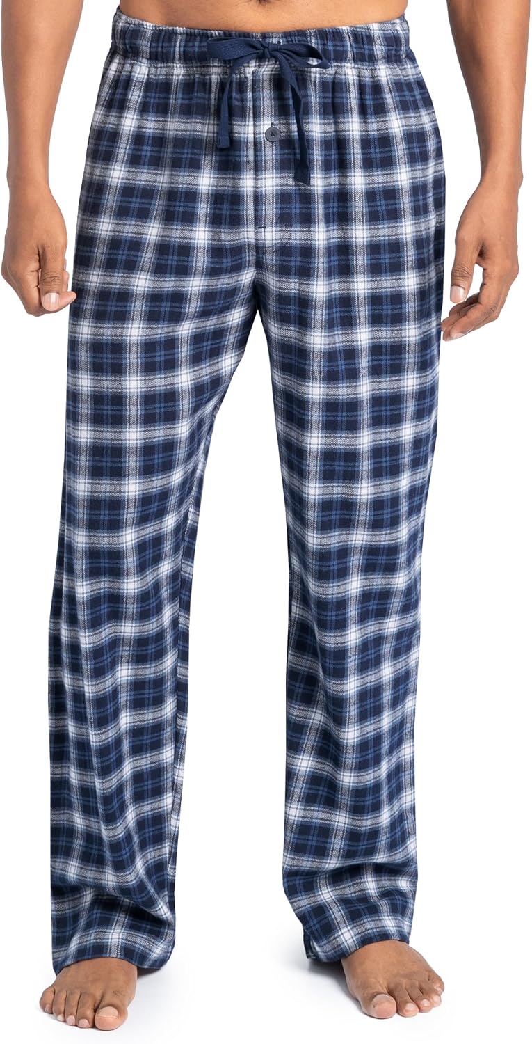 Fruit of the Loom Men's Soft Flannel Pajama Lounge Sleep Pant