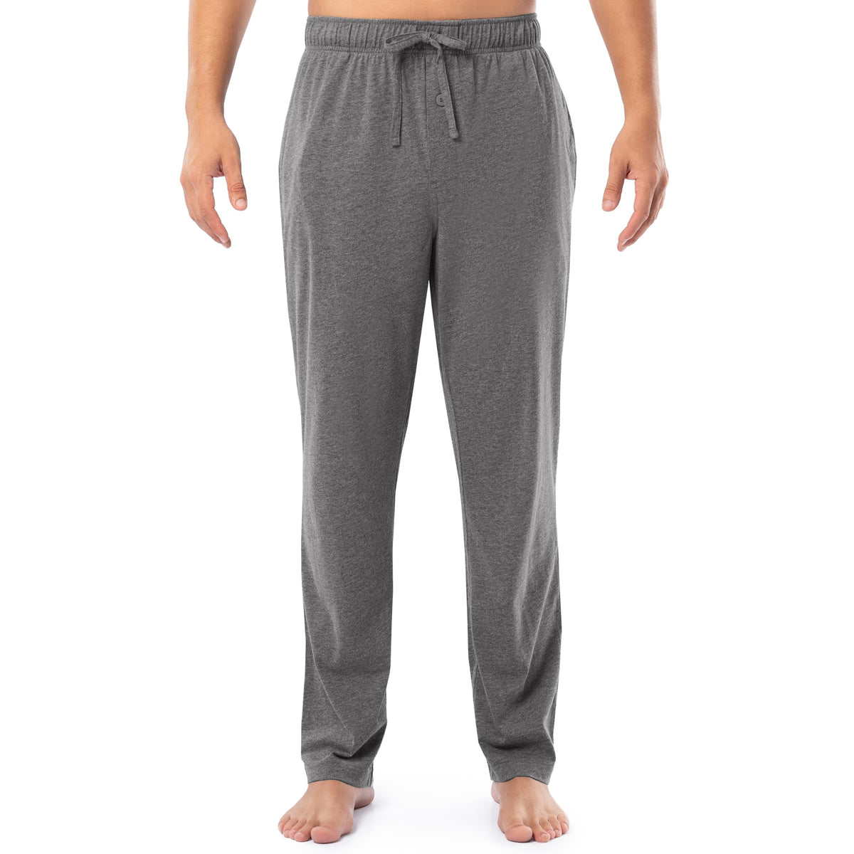 Fruit of the Loom Men's Extended Sizes Jersey Knit Sleep Pajama Lounge Pant (1 & 2 Packs)