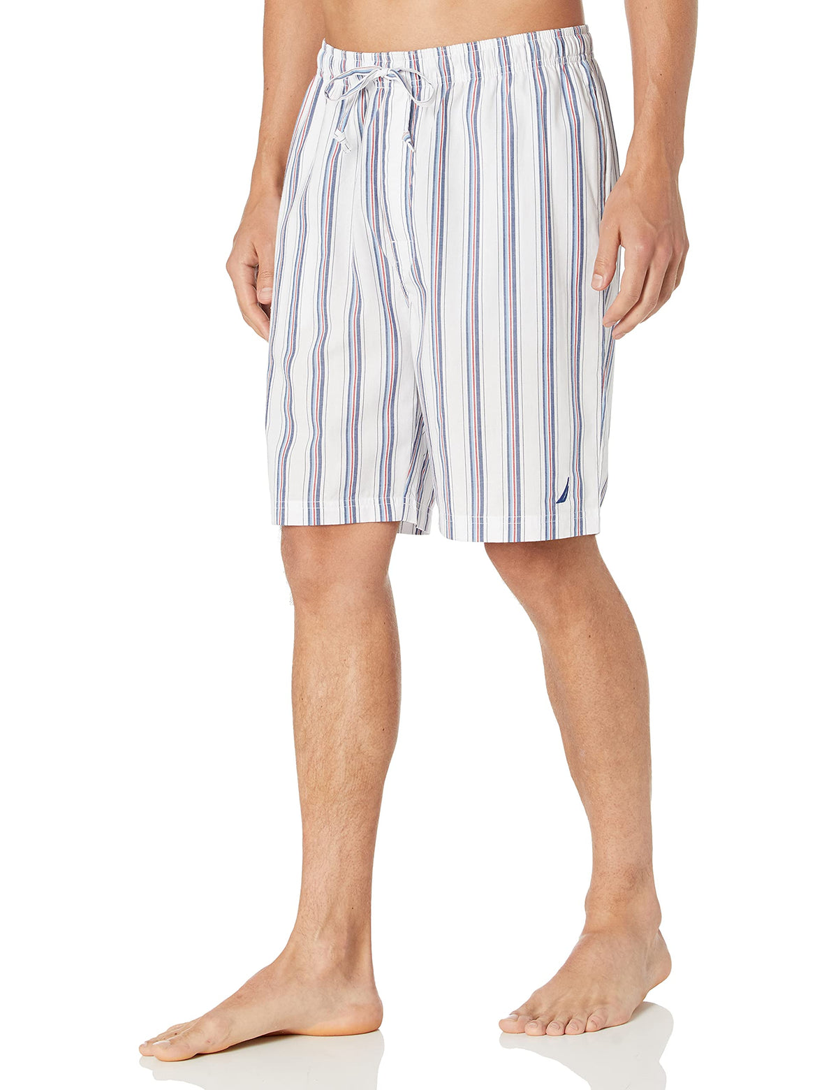 Nautica Men's Soft Woven 100% Cotton Elastic Waistband Sleep Pajama Short