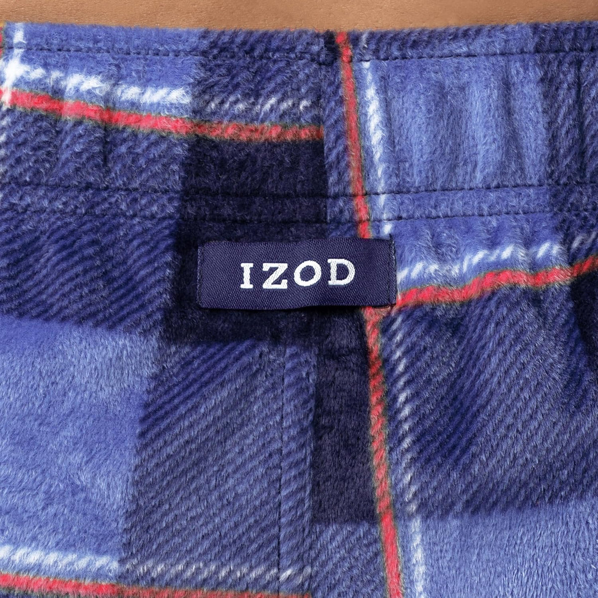 IZOD Men's Long Sleeve Jersey Top and Fleece Pants Sleep Pajama Set