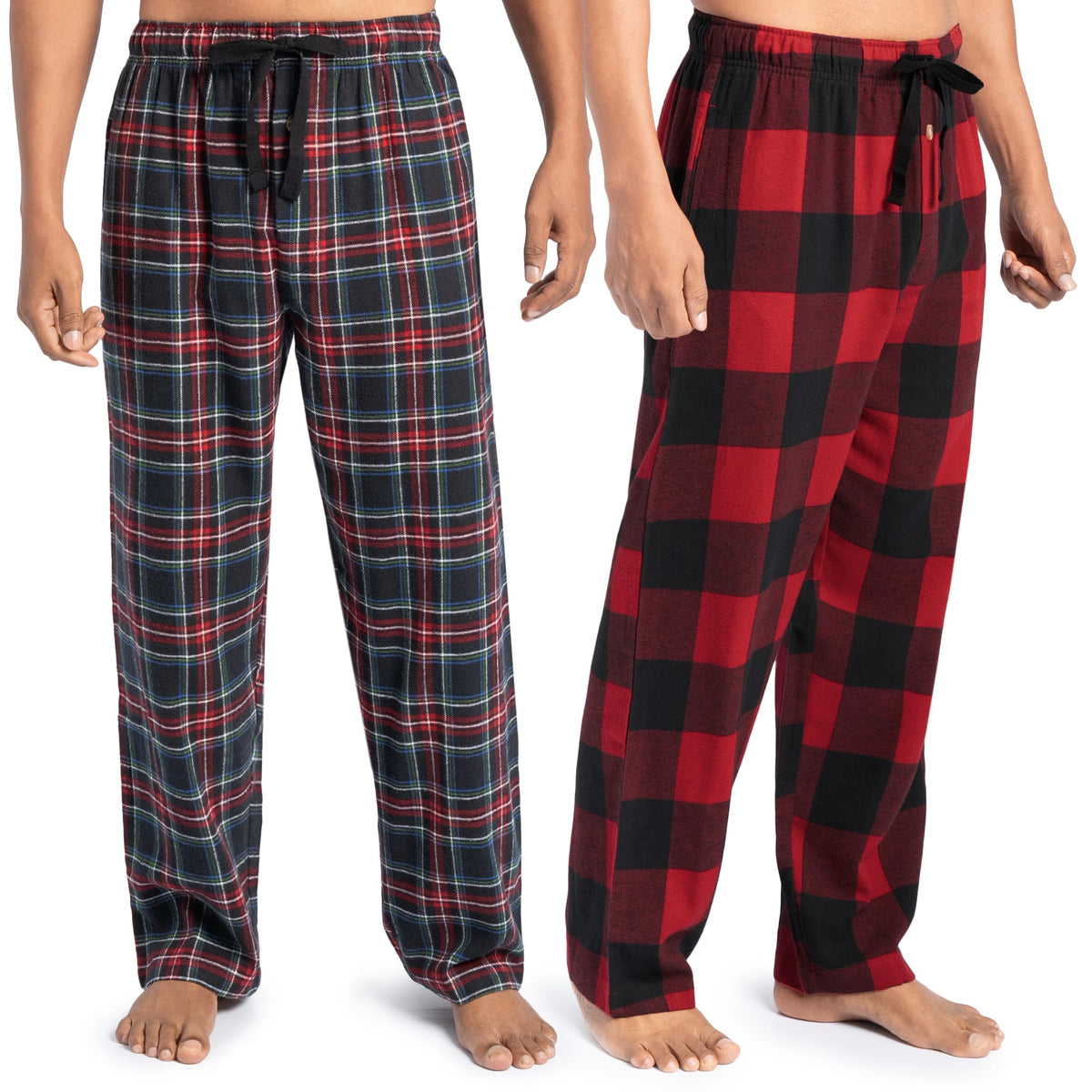 Fruit of the Loom Men's Soft Flannel Pajama Lounge Sleep Pant
