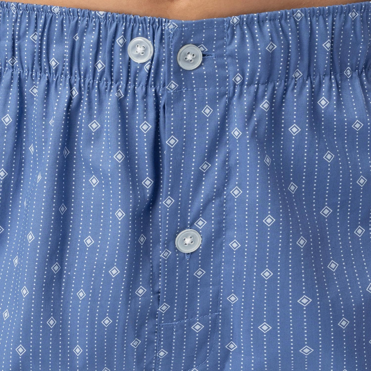 Fruit of the Loom Men's Long Sleeve Broadcloth Pajama Set